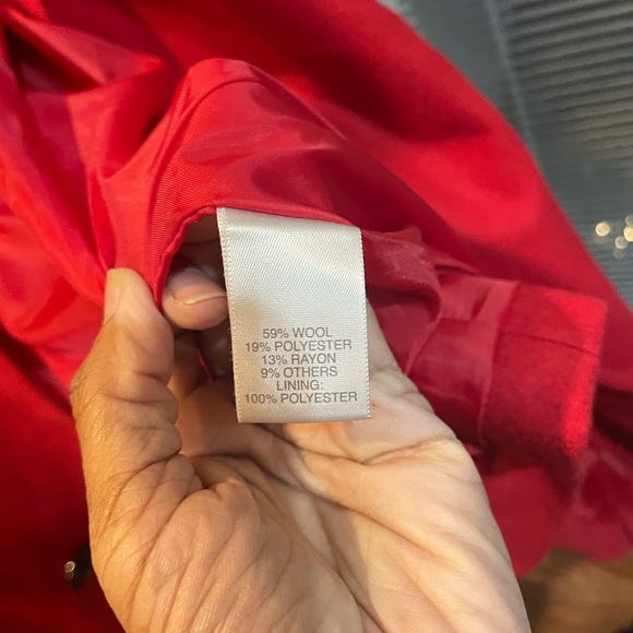 Avenue EUC red peacoat - Picture 4 of 6